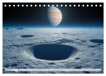 Kosmische Landschaften - Jenseits der Erde (Tischkalender 2027 DIN A5 quer), CALVENDO Monatskalender