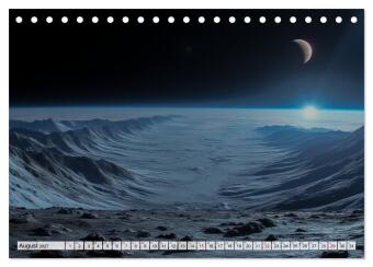 Kosmische Landschaften - Jenseits der Erde (Tischkalender 2027 DIN A5 quer), CALVENDO Monatskalender