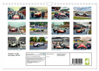 Formel 1 in den sechziger Jahren (Wandkalender 2027 DIN A4 quer), CALVENDO Monatskalender