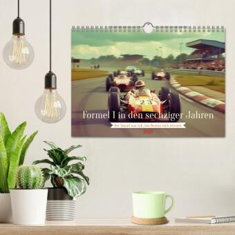 Formel 1 in den sechziger Jahren (Wandkalender 2027 DIN A4 quer), CALVENDO Monatskalender