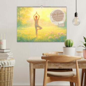 Ruhe finden - Der Anti-Stress-Kalender - Ein Jahr voller Wärme und Achtsamkeit (Wandkalender 2027 DIN A3 quer), CALVENDO Monatskalender