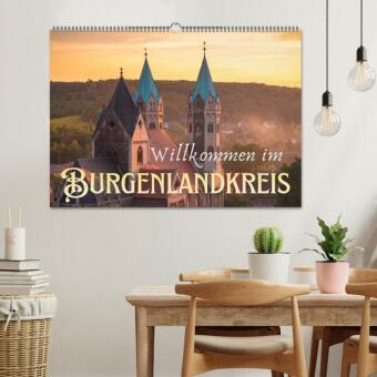 Willkommen im Burgenlandkreis (Wandkalender 2027 DIN A2 quer), CALVENDO Monatskalender