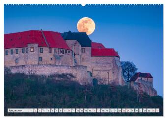 Willkommen im Burgenlandkreis (Wandkalender 2027 DIN A2 quer), CALVENDO Monatskalender