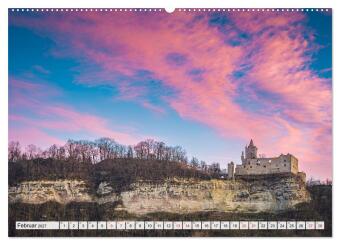 Willkommen im Burgenlandkreis (Wandkalender 2027 DIN A2 quer), CALVENDO Monatskalender