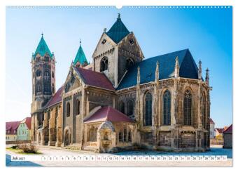 Willkommen im Burgenlandkreis (Wandkalender 2027 DIN A2 quer), CALVENDO Monatskalender