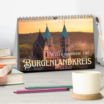 Willkommen im Burgenlandkreis (Tischkalender 2027 DIN A5 quer), CALVENDO Monatskalender