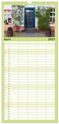 Familienplaner 2027 - Bedburg Alt-Kaster mit 5 Spalten (Wandkalender, 21 x 45 cm) CALVENDO