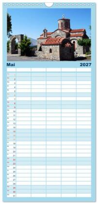 Familienplaner 2027 - Griechenland - Insel Kreta mit 5 Spalten (Wandkalender, 21 x 45 cm) CALVENDO