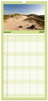 Familienplaner 2027 - Norderney. Meine ostfriesische Insel mit 5 Spalten (Wandkalender, 21 x 45 cm) CALVENDO