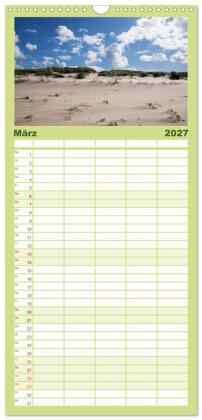 Familienplaner 2027 - Norderney. Meine ostfriesische Insel mit 5 Spalten (Wandkalender, 21 x 45 cm) CALVENDO