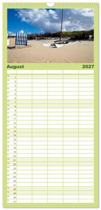 Familienplaner 2027 - Norderney. Meine ostfriesische Insel mit 5 Spalten (Wandkalender, 21 x 45 cm) CALVENDO