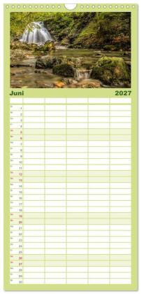 Familienplaner 2027 - Im Allgäu bei Oberstdorf mit 5 Spalten (Wandkalender, 21 x 45 cm) CALVENDO