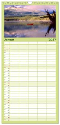 Familienplaner 2027 - KANADA Christian Heeb mit 5 Spalten (Wandkalender, 21 x 45 cm) CALVENDO
