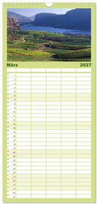 Familienplaner 2027 - KANADA Christian Heeb mit 5 Spalten (Wandkalender, 21 x 45 cm) CALVENDO