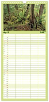 Familienplaner 2027 - KANADA Christian Heeb mit 5 Spalten (Wandkalender, 21 x 45 cm) CALVENDO