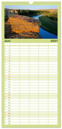 Familienplaner 2027 - KANADA Christian Heeb mit 5 Spalten (Wandkalender, 21 x 45 cm) CALVENDO