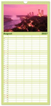 Familienplaner 2027 - KANADA Christian Heeb mit 5 Spalten (Wandkalender, 21 x 45 cm) CALVENDO