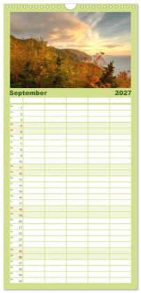 Familienplaner 2027 - KANADA Christian Heeb mit 5 Spalten (Wandkalender, 21 x 45 cm) CALVENDO