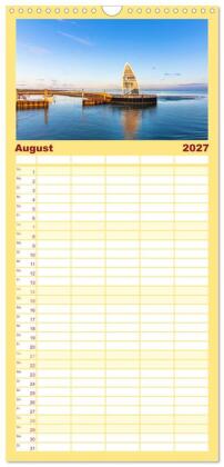 Familienplaner 2027 - Naturlandschaft WATTENMEER mit 5 Spalten (Wandkalender, 21 x 45 cm) CALVENDO