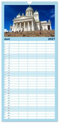 Familienplaner 2027 - Kreuzfahrtpiraten mit 5 Spalten (Wandkalender, 21 x 45 cm) CALVENDO