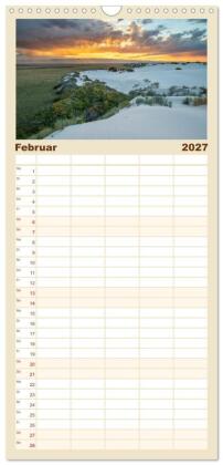 Familienplaner 2027 - Kraftplätze der Indianer mit 5 Spalten (Wandkalender, 21 x 45 cm) CALVENDO