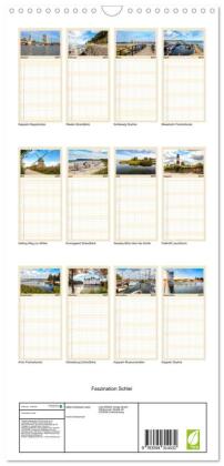 Familienplaner 2027 - Faszination Schlei mit 5 Spalten (Wandkalender, 21 x 45 cm) CALVENDO
