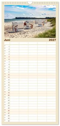 Familienplaner 2027 - Faszination Schlei mit 5 Spalten (Wandkalender, 21 x 45 cm) CALVENDO