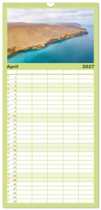 Familienplaner 2027 - Peru - Magie der Anden mit 5 Spalten (Wandkalender, 21 x 45 cm) CALVENDO