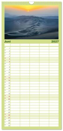 Familienplaner 2027 - Peru - Magie der Anden mit 5 Spalten (Wandkalender, 21 x 45 cm) CALVENDO