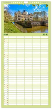 Familienplaner 2027 - Tour de Ostfriesland mit 5 Spalten (Wandkalender, 21 x 45 cm) CALVENDO