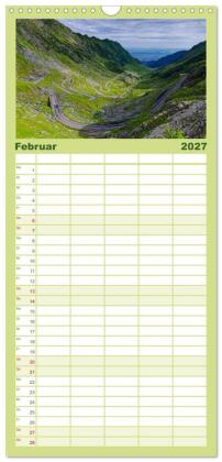 Familienplaner 2027 - Siebenbürgen und das Fagaras Gebirge mit 5 Spalten (Wandkalender, 21 x 45 cm) CALVENDO