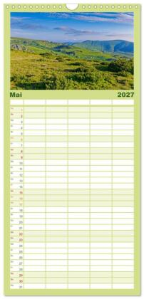 Familienplaner 2027 - Siebenbürgen und das Fagaras Gebirge mit 5 Spalten (Wandkalender, 21 x 45 cm) CALVENDO