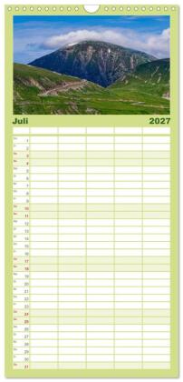 Familienplaner 2027 - Siebenbürgen und das Fagaras Gebirge mit 5 Spalten (Wandkalender, 21 x 45 cm) CALVENDO