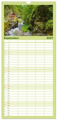 Familienplaner 2027 - Siebenbürgen und das Fagaras Gebirge mit 5 Spalten (Wandkalender, 21 x 45 cm) CALVENDO