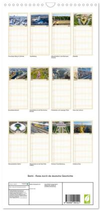 Familienplaner 2027 - Berlin - Reise durch die deutsche Geschichte mit 5 Spalten (Wandkalender, 21 x 45 cm) CALVENDO