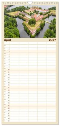 Familienplaner 2027 - Berlin - Reise durch die deutsche Geschichte mit 5 Spalten (Wandkalender, 21 x 45 cm) CALVENDO