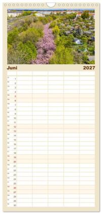 Familienplaner 2027 - Berlin - Reise durch die deutsche Geschichte mit 5 Spalten (Wandkalender, 21 x 45 cm) CALVENDO