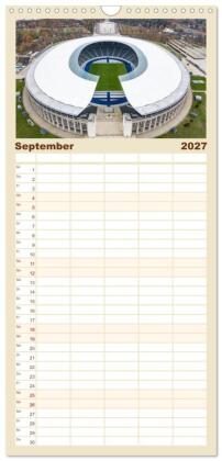 Familienplaner 2027 - Berlin - Reise durch die deutsche Geschichte mit 5 Spalten (Wandkalender, 21 x 45 cm) CALVENDO