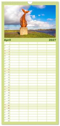 Familienplaner 2027 - Greetsiel und Umzu mit 5 Spalten (Wandkalender, 21 x 45 cm) CALVENDO