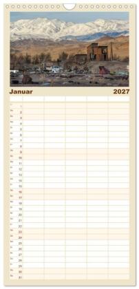 Familienplaner 2027 - Wo der Wind Wohnt, Amerikas Lost Places mit 5 Spalten (Wandkalender, 21 x 45 cm) CALVENDO
