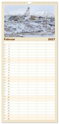 Familienplaner 2027 - Wo der Wind Wohnt, Amerikas Lost Places mit 5 Spalten (Wandkalender, 21 x 45 cm) CALVENDO