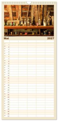 Familienplaner 2027 - Wo der Wind Wohnt, Amerikas Lost Places mit 5 Spalten (Wandkalender, 21 x 45 cm) CALVENDO