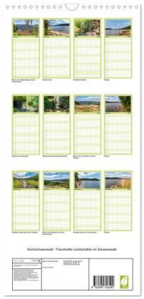 Familienplaner 2027 - Hochschwarzwald - Traumhafte Landschaften im Schwarzwald mit 5 Spalten (Wandkalender, 21 x 45 cm) CALVENDO