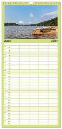 Familienplaner 2027 - Hochschwarzwald - Traumhafte Landschaften im Schwarzwald mit 5 Spalten (Wandkalender, 21 x 45 cm) CALVENDO