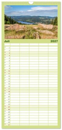 Familienplaner 2027 - Hochschwarzwald - Traumhafte Landschaften im Schwarzwald mit 5 Spalten (Wandkalender, 21 x 45 cm) CALVENDO