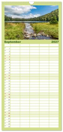 Familienplaner 2027 - Hochschwarzwald - Traumhafte Landschaften im Schwarzwald mit 5 Spalten (Wandkalender, 21 x 45 cm) CALVENDO