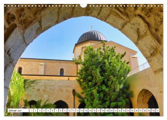 Evangelisch in Jerusalem (Wandkalender 2027 DIN A3 quer), CALVENDO Monatskalender