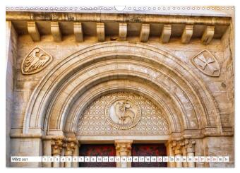 Evangelisch in Jerusalem (Wandkalender 2027 DIN A3 quer), CALVENDO Monatskalender