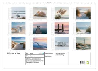 Stille am Horizont (Wandkalender 2027 DIN A2 quer), CALVENDO Monatskalender