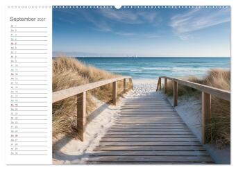 Stille am Horizont (Wandkalender 2027 DIN A2 quer), CALVENDO Monatskalender